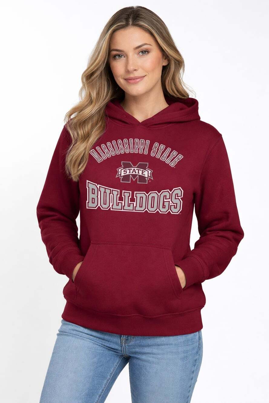 Gen2 Mississippi State Bulldogs Maroon Hometown Hoodie Womens Ss S Youth Sz L B7